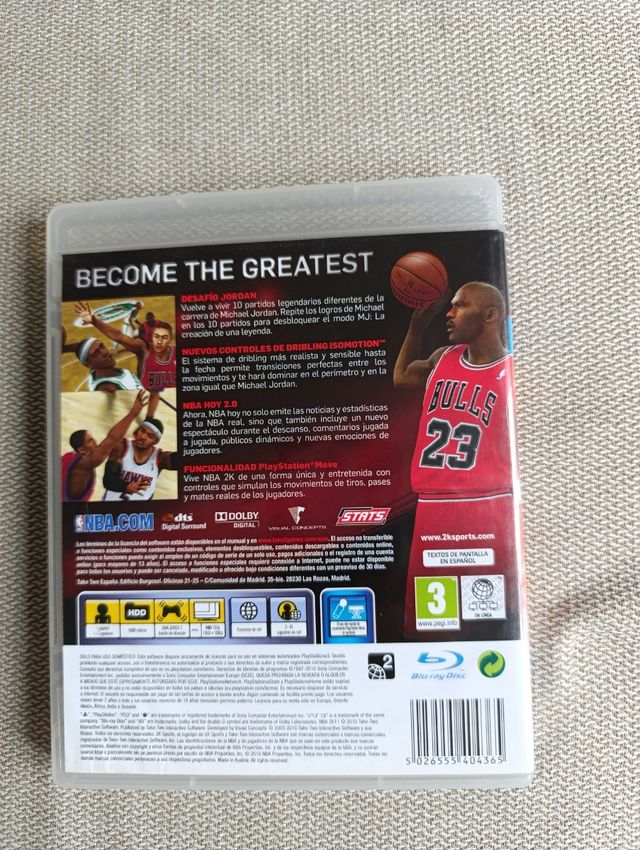 Juego NBA 2K 11 PS3