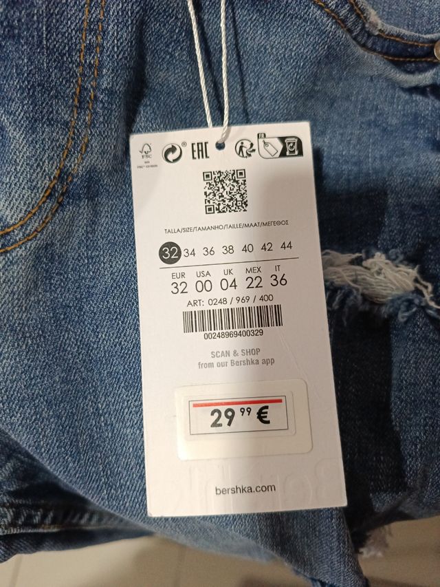 Pantalón vaquero chica