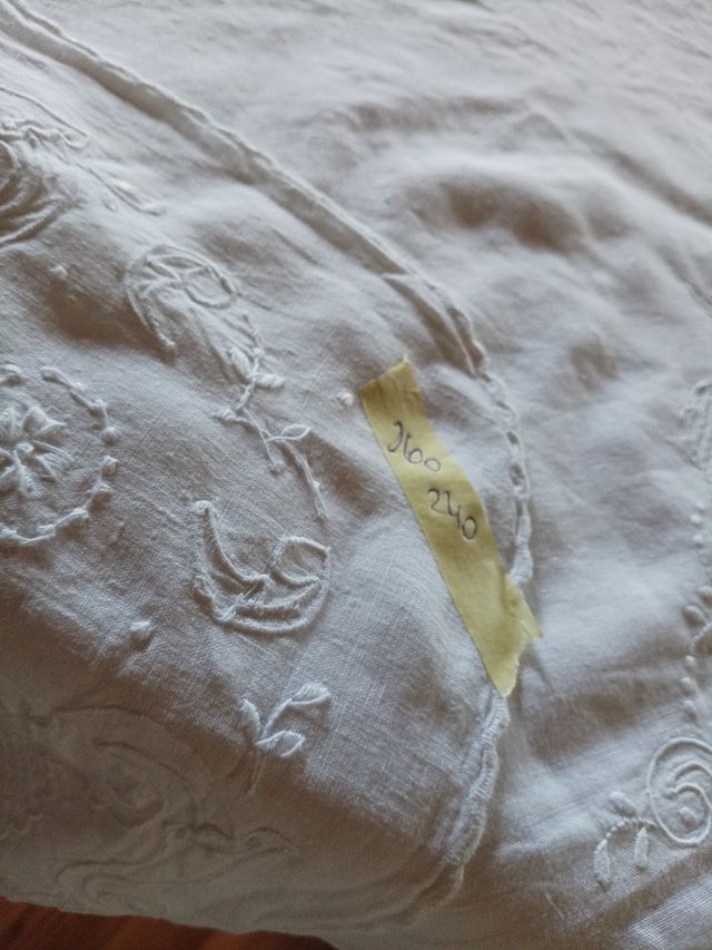 Telo di lino con angeli