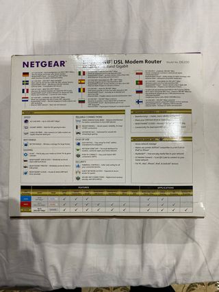 Netgear 6200 wifi DSL modem router