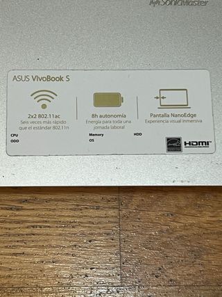 ASUS Vivobook S15 476 GB Ram 8 GB I5