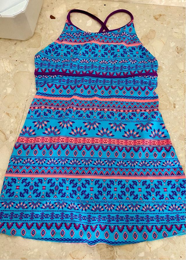 Bañador-vestido de niña Decathlon