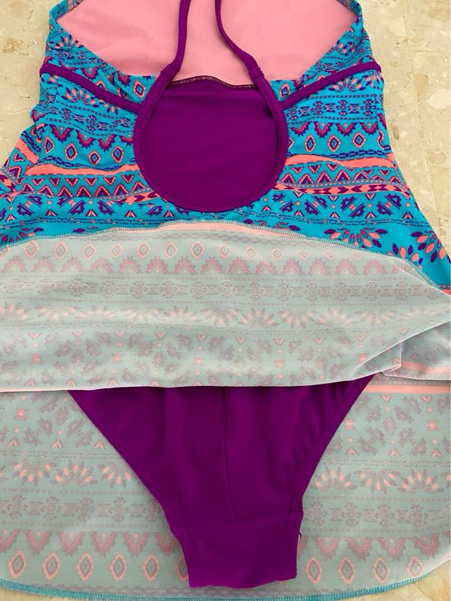 Bañador-vestido de niña Decathlon