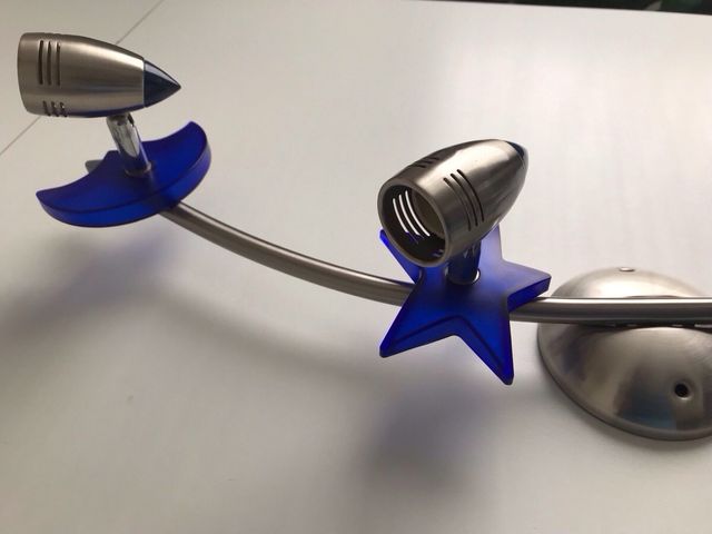 Lámpara de aplique 4 focos infantil ikea