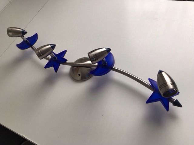 Lámpara de aplique 4 focos infantil ikea