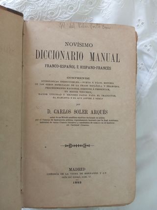 Diccionario 1893