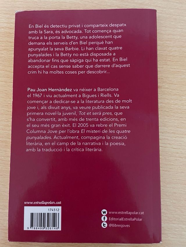 Llibre El misteri de les quatre punyalades