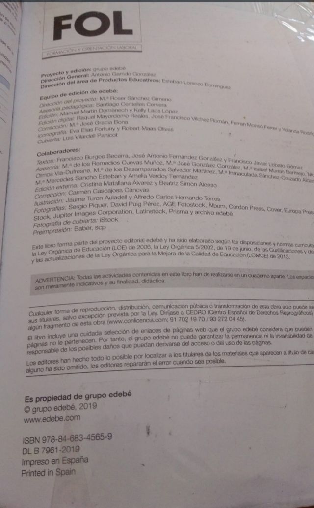 FOL - Formación y Orientación Laboral