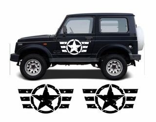 2 Pegatina de pegatinas para suzuki vitara 4X4