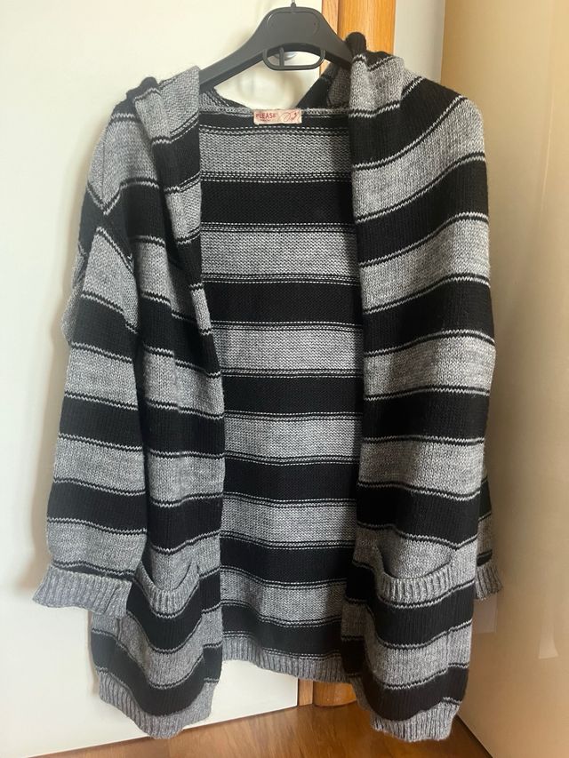 Maglione/Cardigan Please con cappuccio