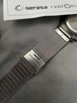 ESCUCHO OFERTAS;reloj con movimiento quartz mujer