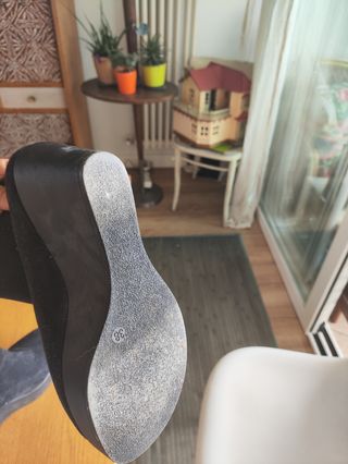 Botines con cuña talla 38