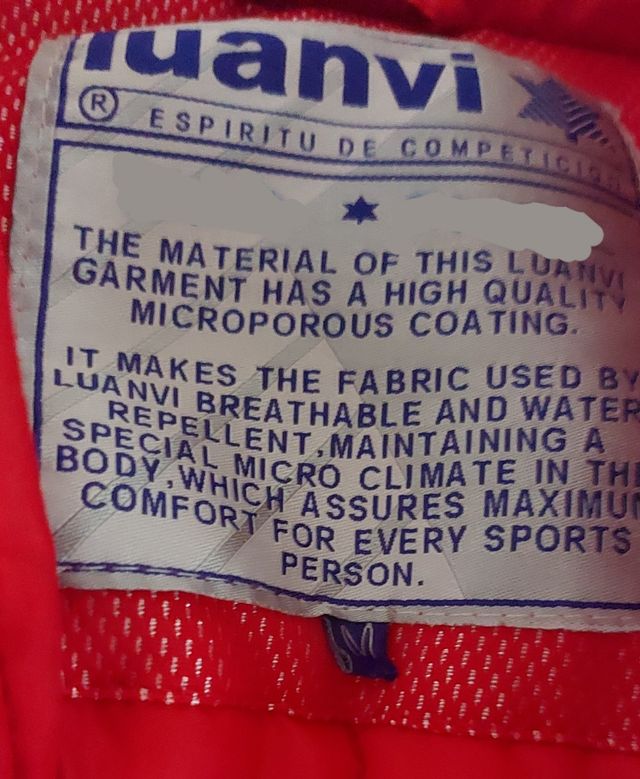 Chaqueton entrenamiento PEGASO-DELICIAS