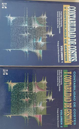 2 libros Costes/Gestion contab