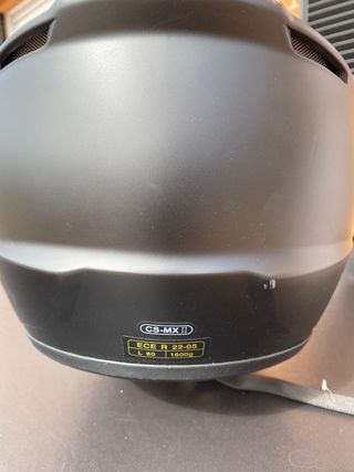 Casco Off-road HJC CS-MX II Negro Semi Mate