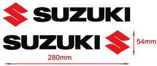 SUZUKI 2x Pegatinas Laterales IZQUIERDA y DERECHA