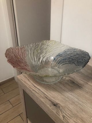 Vaso di vetro di cristallo di murano