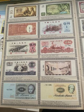 Álbum BILLETES DEL MUNDO didec