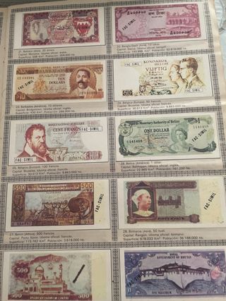 Álbum BILLETES DEL MUNDO didec