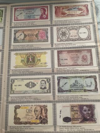 Álbum BILLETES DEL MUNDO didec