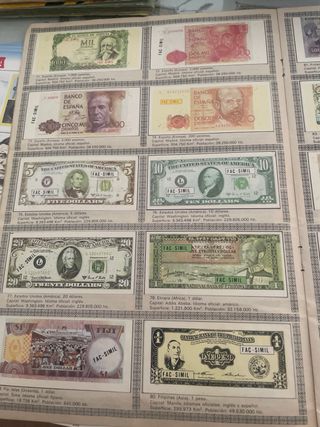 Álbum BILLETES DEL MUNDO didec