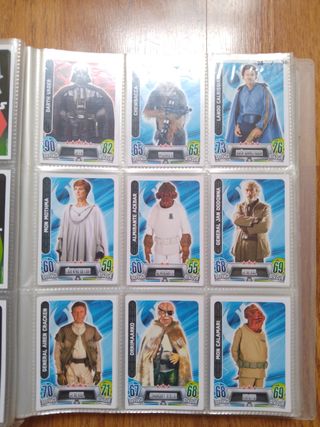 Colección Completa Cromos Star Wars Force Attax