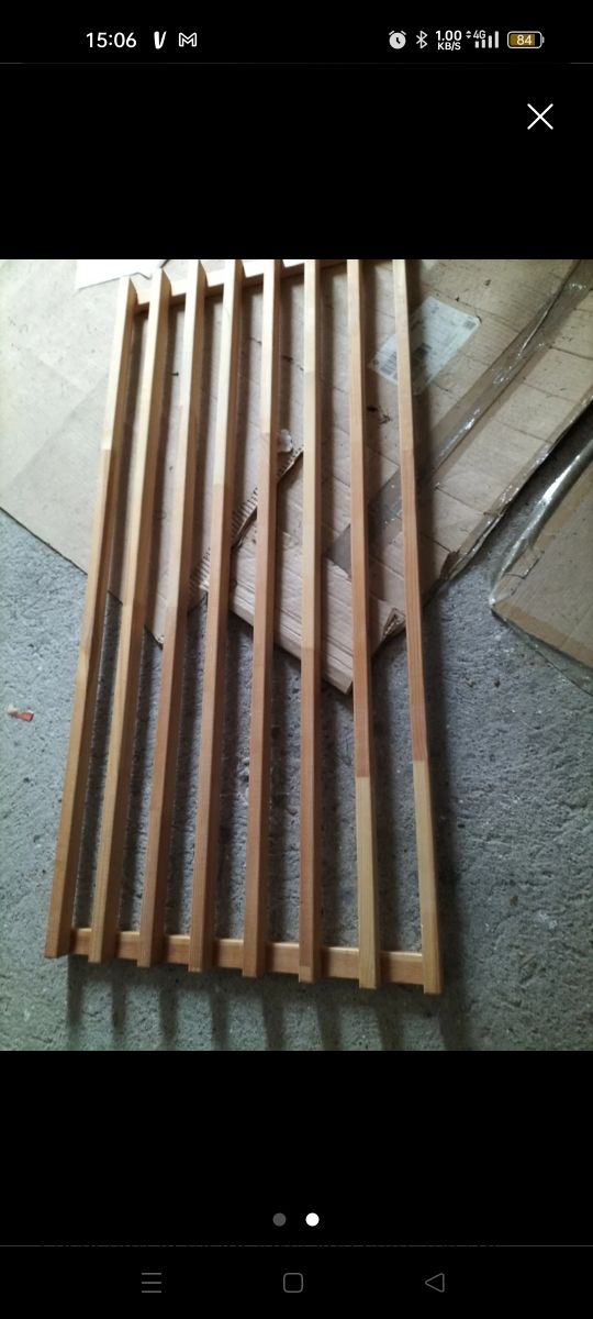 Soporte madera ikea 110/50