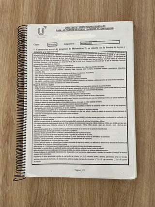 Libro preparacion Matematicas II PEvAU Aguilera