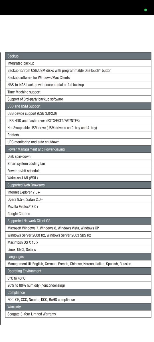 NAS Seagate Business 2 Bahías