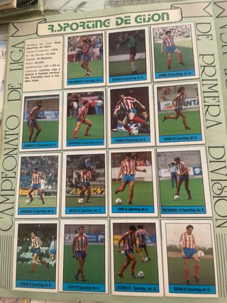 Álbum de la liga fútbol año 1985-86
