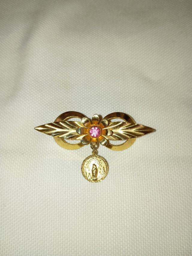 SPILLA CON MEDAGLIA VERGINE