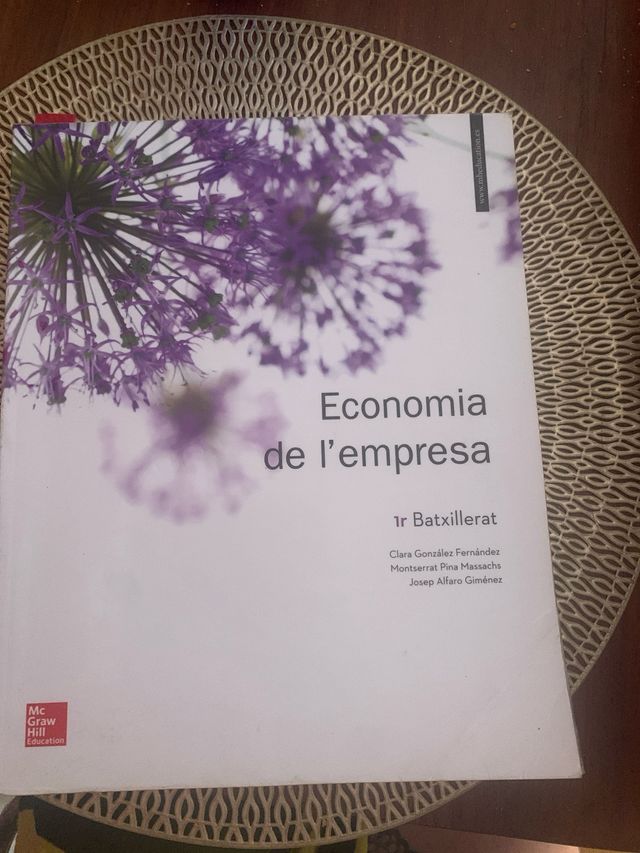 Economia de l’empresa 1 bachillerato