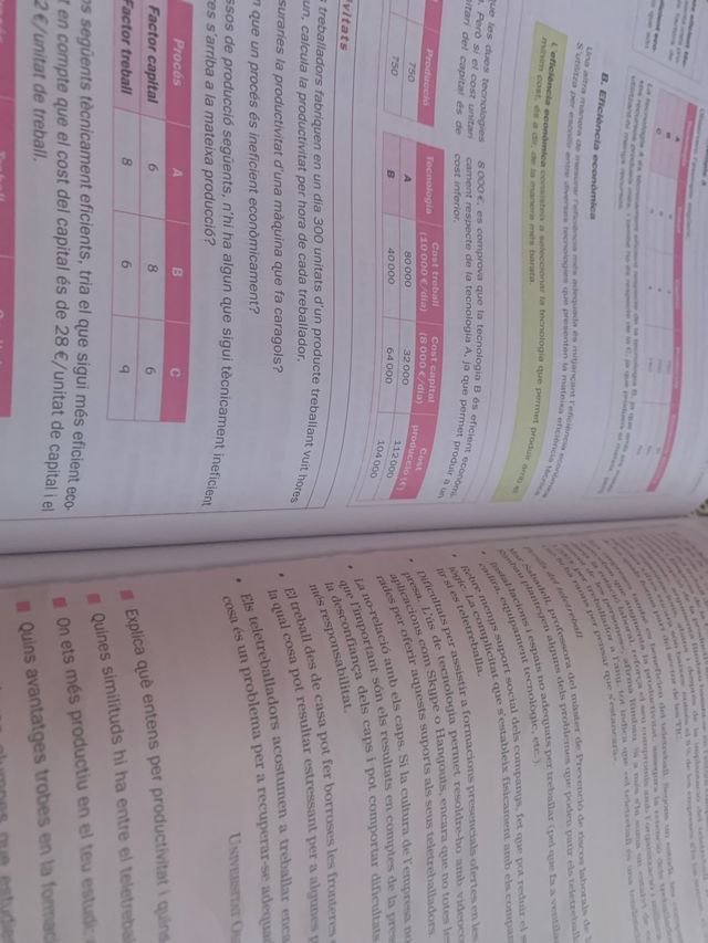 Economia de l’empresa 1 bachillerato