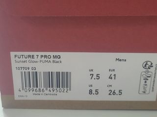 BOTAS FUTBOL PUMA FUTURE PRO talla 41