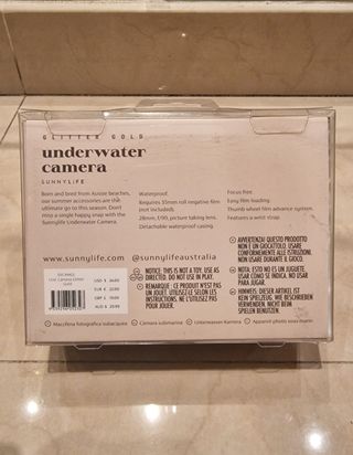 Camara sunnylife oro sumergible nueva