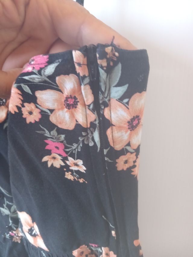 Vestito di cotone a fiori taglia 34