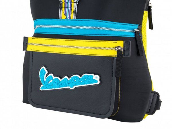 Mochila Vespa V-Stripes amarilla