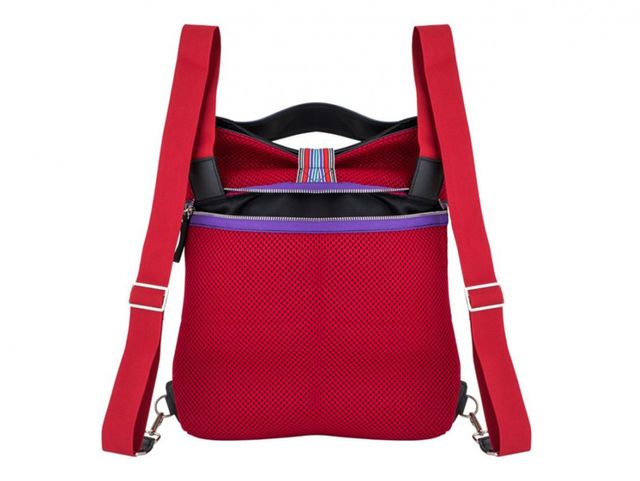 Mochila Vespa V-Stripes roja