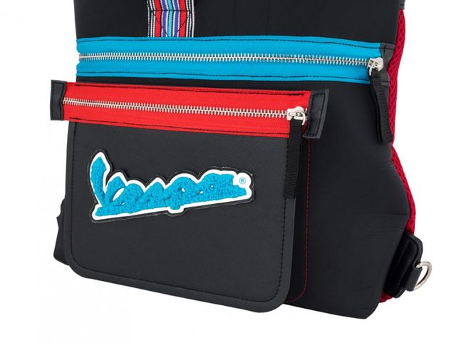 Mochila Vespa V-Stripes roja