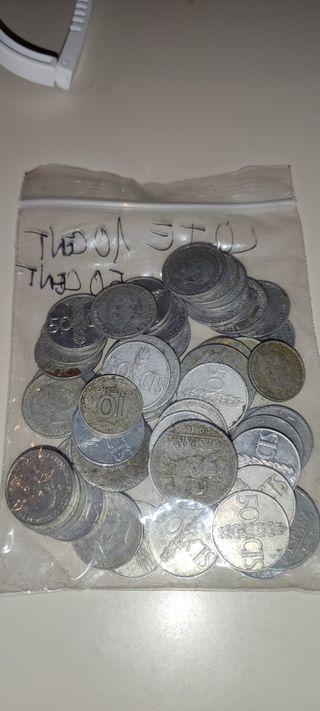 MONEDAS 10 Y 50 CENTIMOS FRANCO, DE VARIAS FECHAS