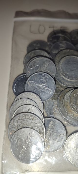 MONEDAS 10 Y 50 CENTIMOS FRANCO, DE VARIAS FECHAS