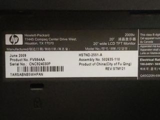 Monitor HP 20''