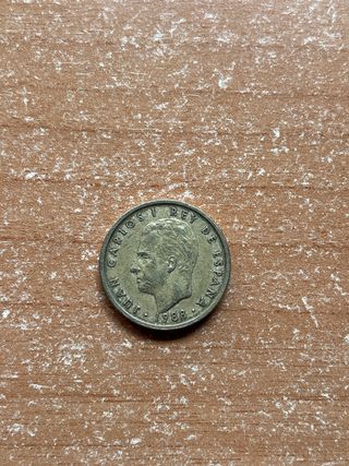 Moneda antigua española 100 pesetas