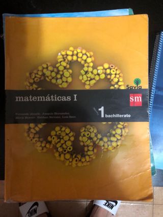 Libro matematicas 1 Bachillerato