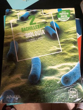 Libro Biologia 2 Bachillerato