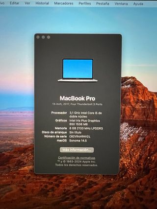 Macbook Pro 13” touchbar