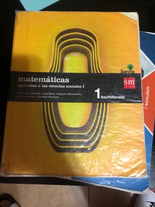 Libro Matematicas 1 Bachillerato