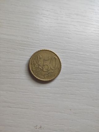 Moneda 50 cnt Portugal 2002