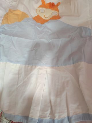 Edredon,funda,protector y almohada cuna
