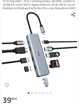 Hub 10 en 1 a Estrenar